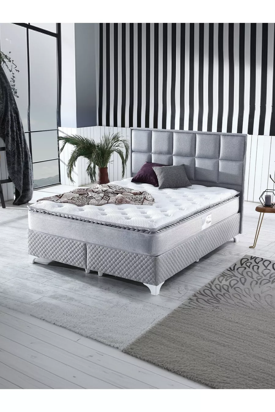 Matelas à ressorts avec pack de rythme ultra orthopédique