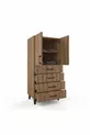 Commode Rio - Pin de l'Atlantique - Couleur pin - Avec tiroirs - Avec portes