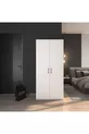 Armoire à vêtements à 2 portes Blanche 