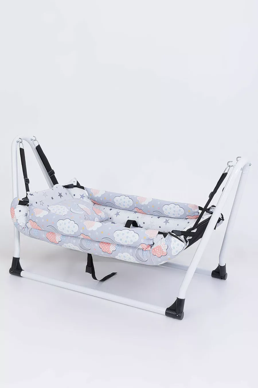 Hamac latéral pour maman en tissu coton luxueux et lavable