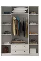 Armoire  Country 4 avec 2 tiroirs