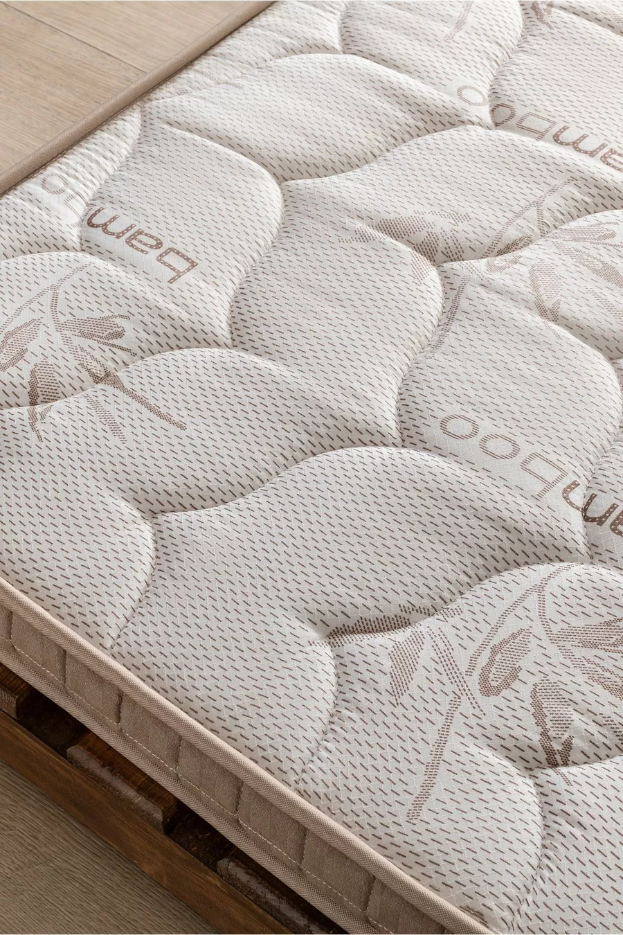 Matelas à mémoire de forme en bambou entièrement orthopédique
