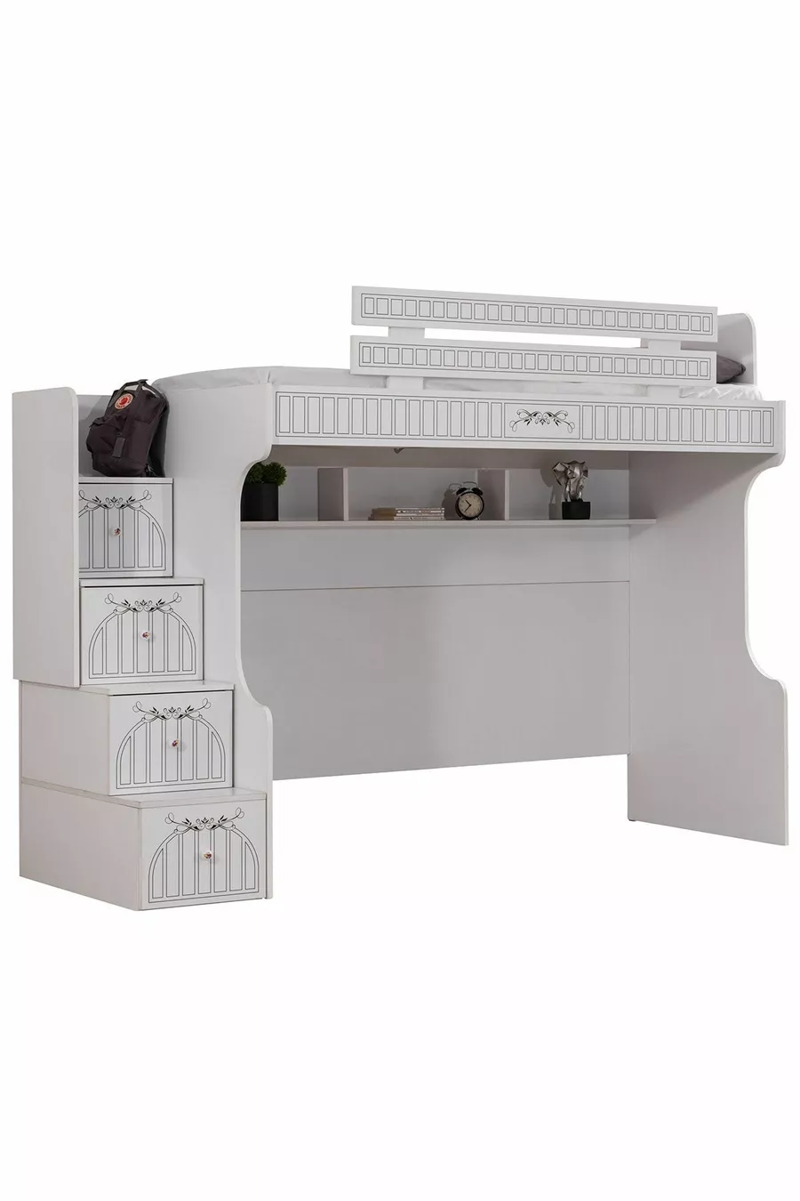 Lits superposés, Lit superposé Londres avec 2 matelas Comfort