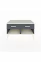 Commode Hyperion 2 tiroirs Anthracite-Pierre de Lune/Anthracite
