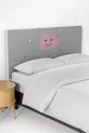 Housse de tête de lit pour enfant à motifs de nuages souriants