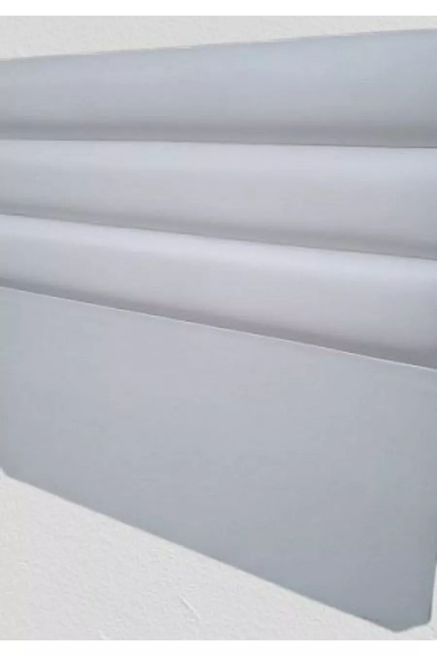 Titre DK Simple Modèle Cuir Synthétique blanc Tissu Tranche Horizontale Fait Main
