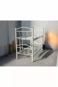 Lit superposé en fer Metal Blanc