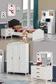 Ensemble de chambre Melis Genç Armoire Lit Bureau Commode Table de chevet