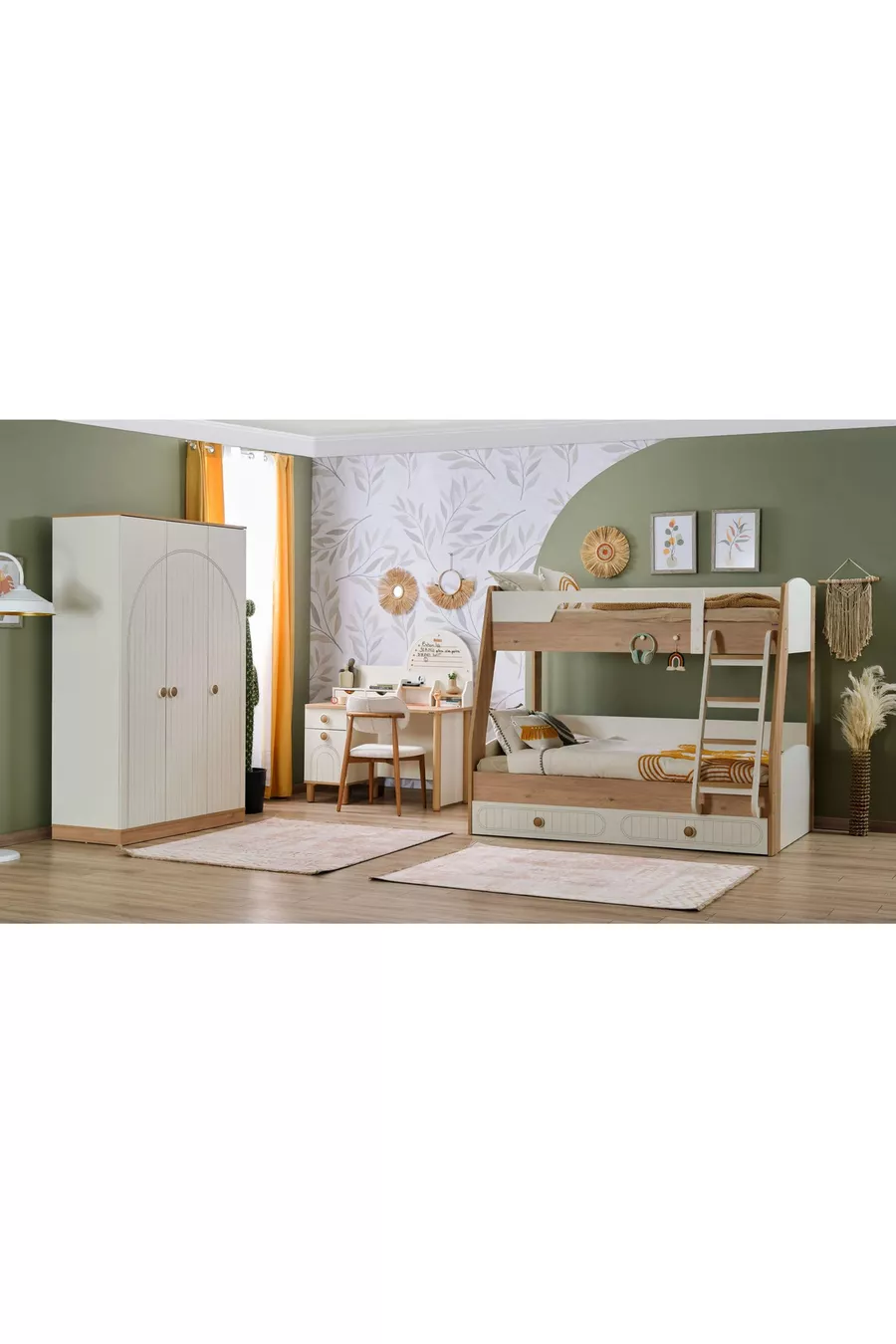 Bohemlife Lits Superposés Bas et Haut (Lit Simple Inclus)