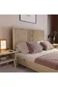 Tête de lit unique en bois naturel Alaz (VERTICALE)