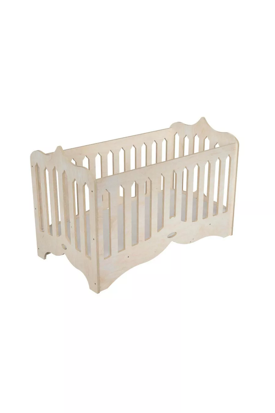 -Berceau pour poupée gothique modulaire, peinturable, portable, produit fabriqué sur mesure