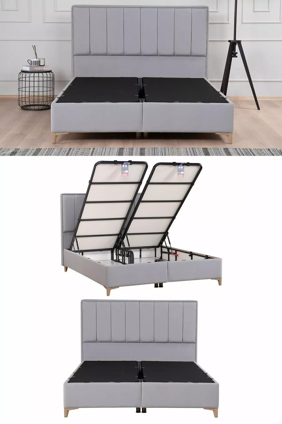 Thérapie à l'or Titre (Base et matelas non inclus)