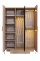Chambre d'enfant Rosetta - Armoire 3 portes, Lit, Table de chevet, Bureau