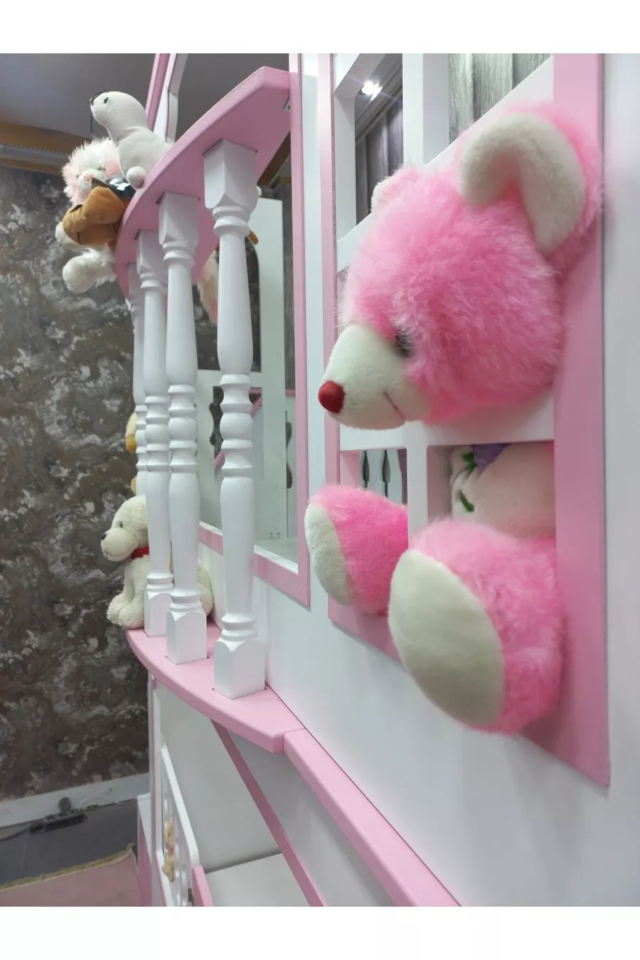 Lit superposé avec balcon pour princesse