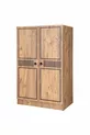 Lits superposés, lit superposé naturel, armoire, bureau