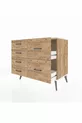 Commode Hyperion 6 tiroirs Pin-Antique/Pin