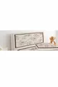 Housse de tête de lit Carré Rayé Fleurs Motif décoratif