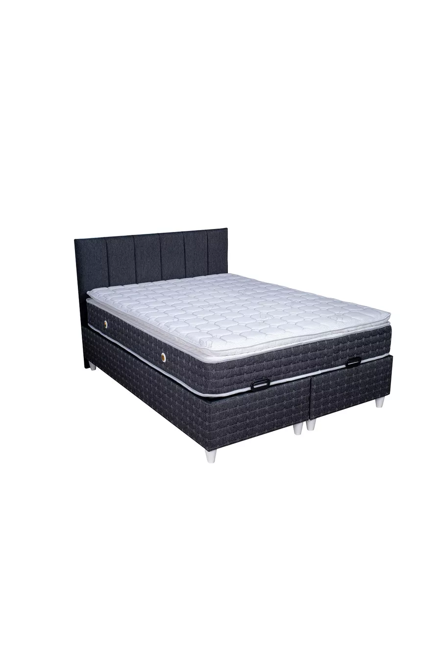 Ensemble de lit triple Labella I (lit, sommier, tête de lit) pour deux personnes X cm