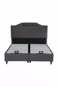 Base avec coffre Royal Lux Anthracite (TÊTE DE LIT ET MATELAS NON INCLUS)