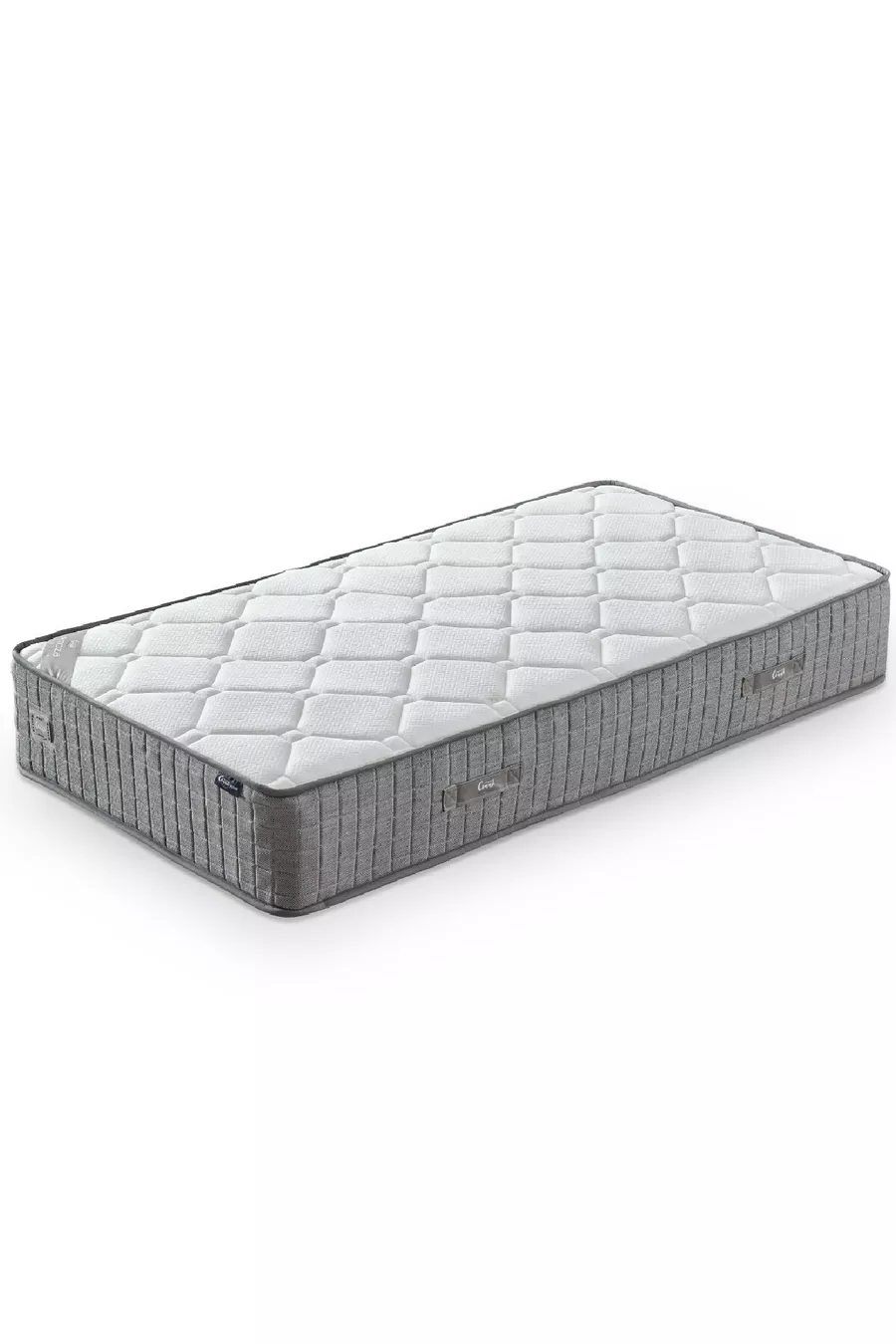 Ensemble de lit simple Mimoza avec matelas entièrement orthopédique antibactérien, sommier et tête de lit, ensemble 3 pièces
