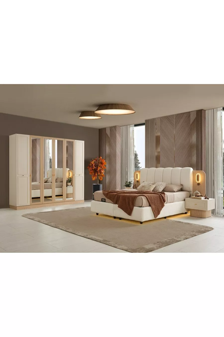 CHAMBRE À COUCHER MDF PAŞABAHÇE