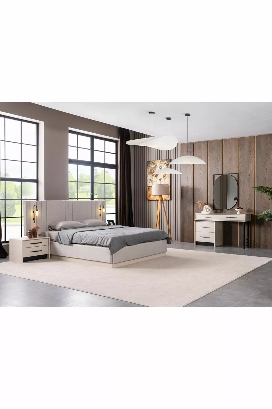 ENSEMBLE DE CHAMBRE À COUCHER ZÜMRÜT