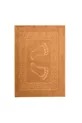 Paillasson avec empreintes de pas  cm Beige