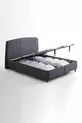 Canto Baza, Ensemble de 2 Têtes d'Argent Pour Lit Double - Anthracite,