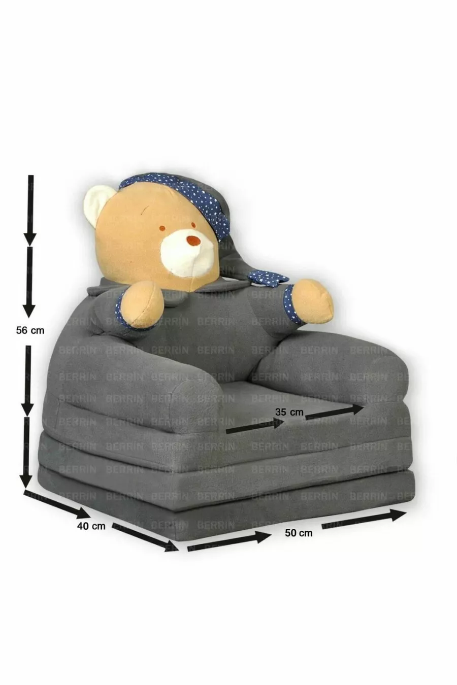 Siège pour enfant pliable portable Polar, lit pour enfant, ouvrable, lavable, ventilation cachée