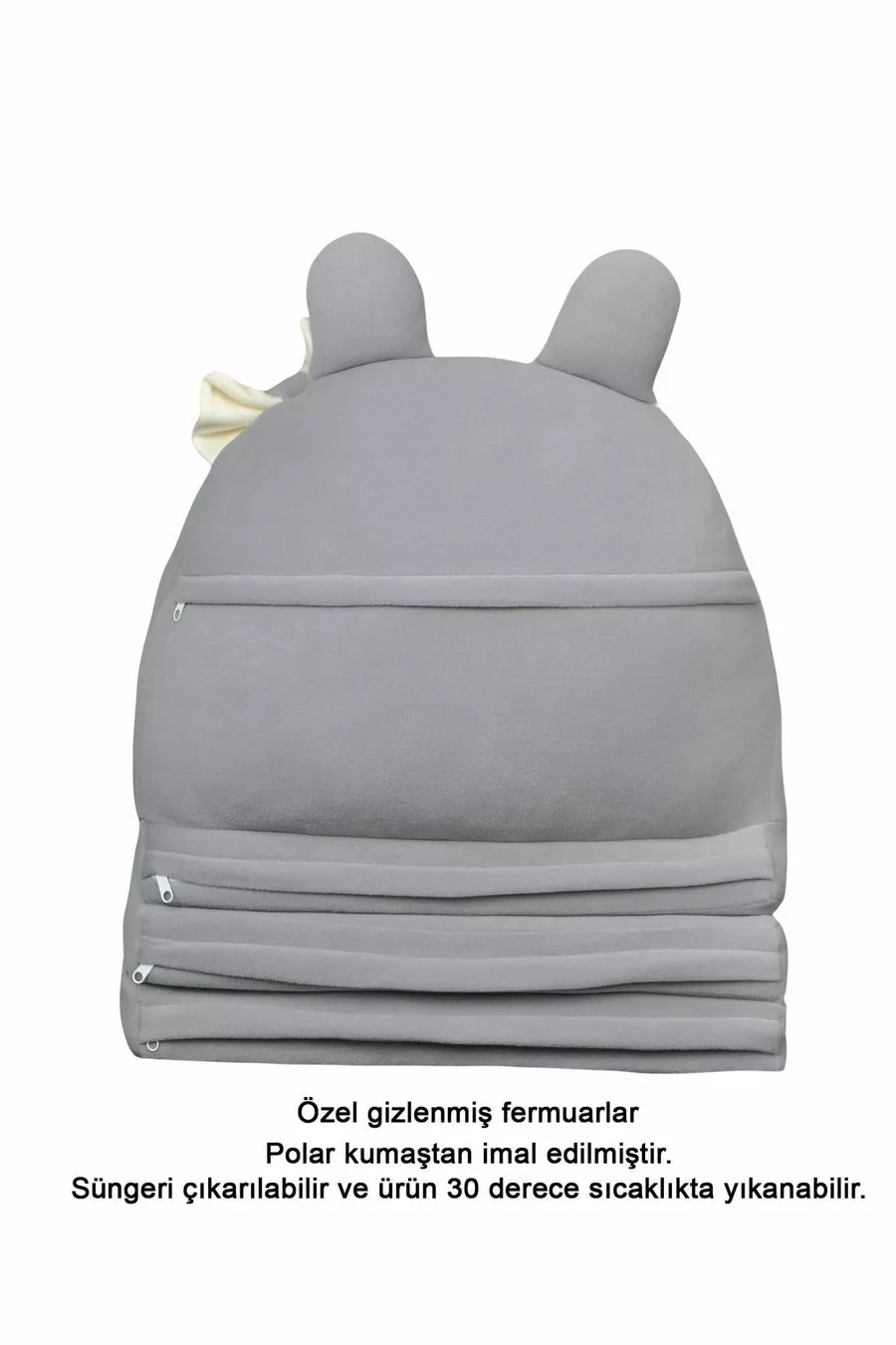 Chaise enfant portable Polar à 3 niveaux, lit pour enfant lavable et transportable