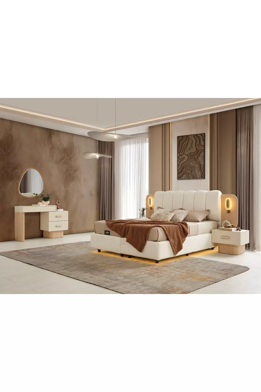 CHAMBRE À COUCHER GÜL EN MDF
