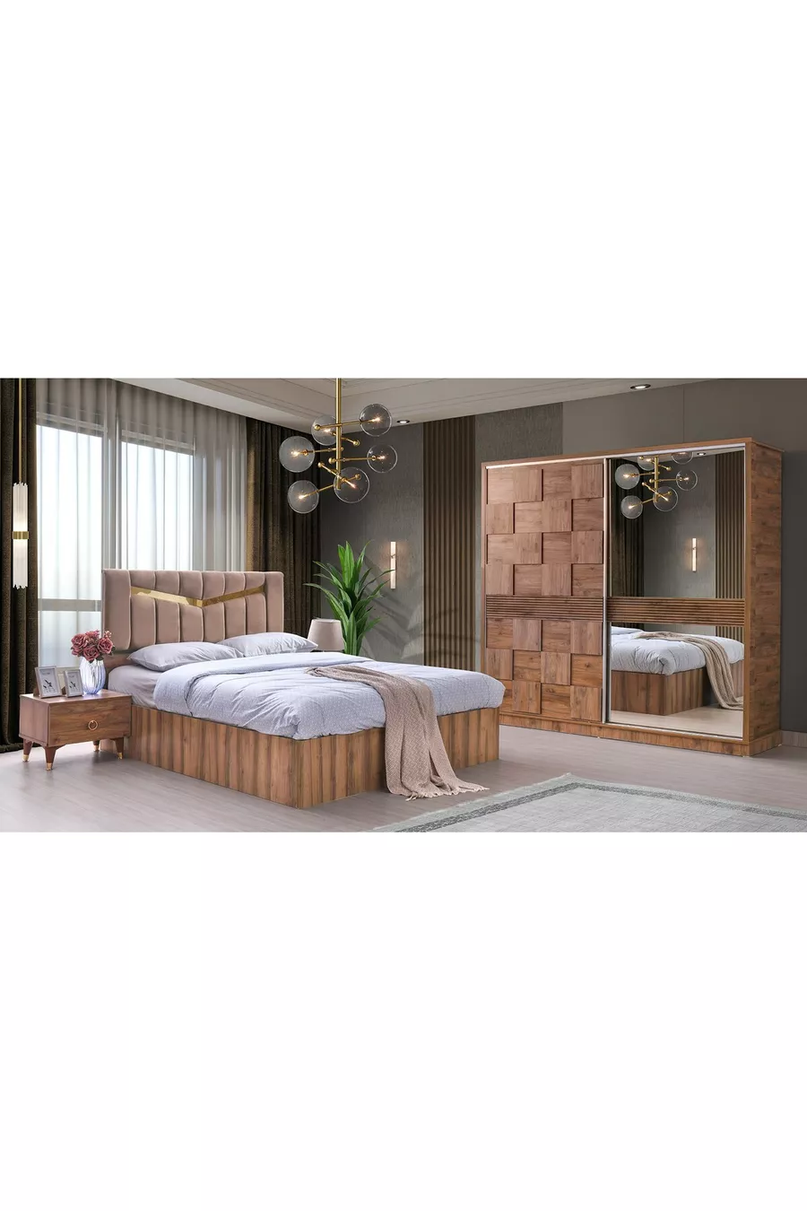 ENSEMBLE DE CHAMBRE À COUCHER EFE