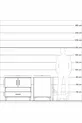 Commode Kronos avec 3 étagères, 1 tiroir et 2 portes, Anthracite-Anthracite