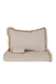 Ensemble de housse de lit double Viona Beige