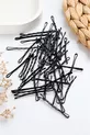 Set de  Pinces à Cheveux Noires | Pour Usage Quotidien et Chignon
