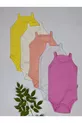 Body pour bébé avec boutons-pression et bretelles en corde de 5 couleurs
