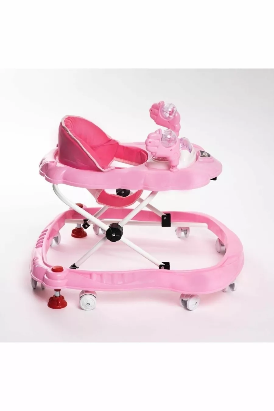Trotteur pour bébé à 3 niveaux avec musique et jouets de luxe en forme d'araignée