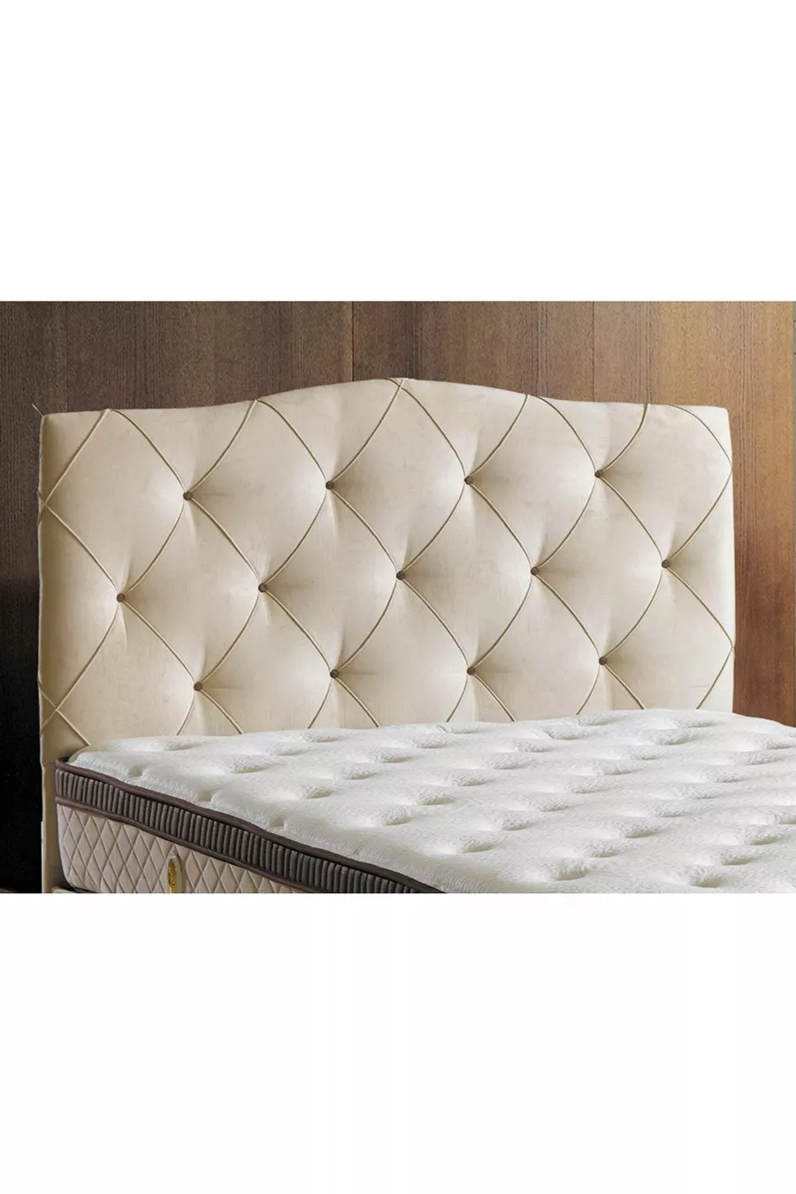 Tête de lit Deluxe double en tissu  cm