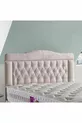 Tête de lit double Vogue Luxe en tissu crème cm