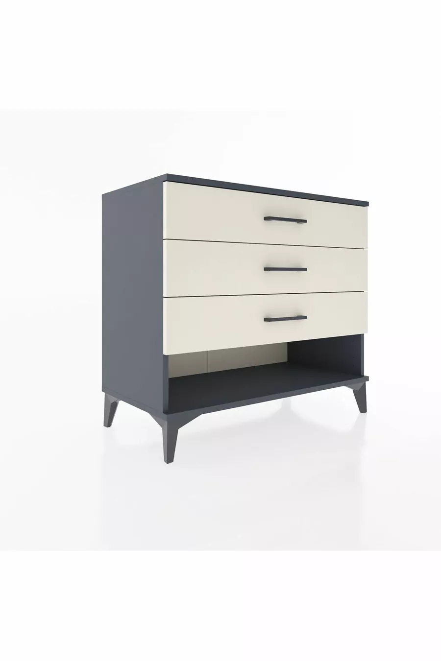 Commode Hyperion 3 tiroirs Anthracite-Silex
