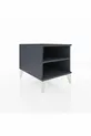 Chevet Kronos à une étagère Anthracite-Anthracite