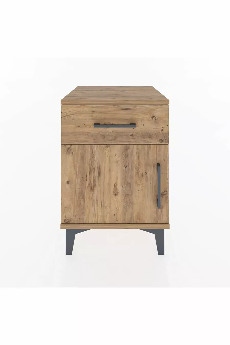 Commode Hyperion à un tiroir et une porte, Pin-Pin