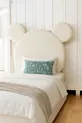 Tête de lit, peluche blanche, tête de lit simple avec coffre, tête de lit en peluche Mickey Mouse