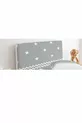 Housse de tête de lit Gris Blanc avec zigzags et étoiles