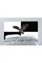 housse de tête de lit aigle noir et blanc
