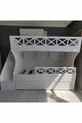 Lit superposé pour enfants modèle à motif blanc