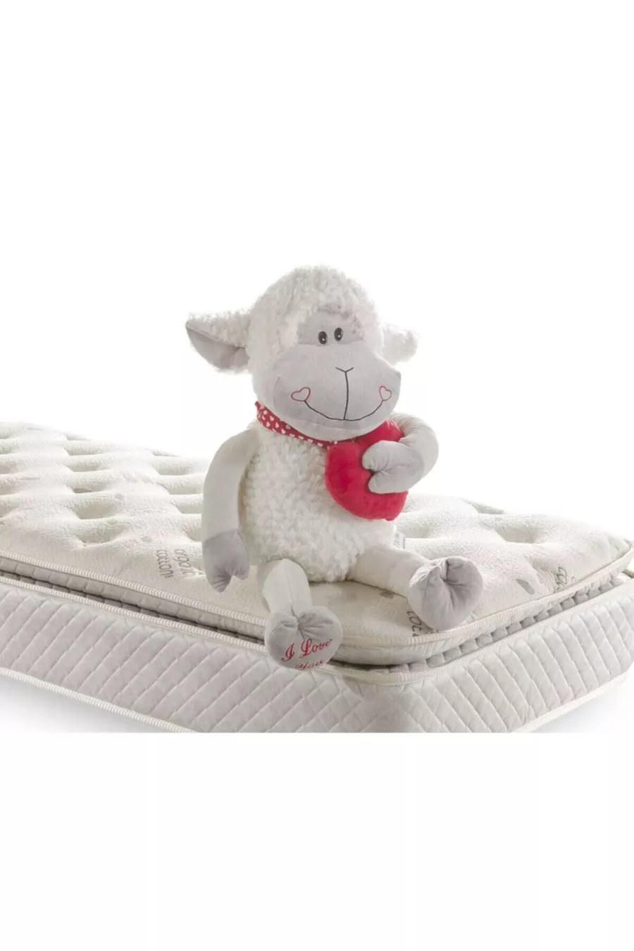 Matelas à ressorts orthopédique Golden avec plume d'oie et coton biologique, matelas à ressorts avec oreiller en bambou offert