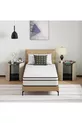 Matelas en mousse entièrement orthopédique avec drap intégré, blanc, cm
