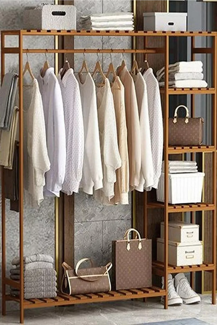 Garde-robe ouverte en bois DESIGN Trend  GARDE-ROBE