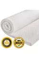 Matelas orthopédique en visco de 7 cm avec couvre-oreiller zippé offert